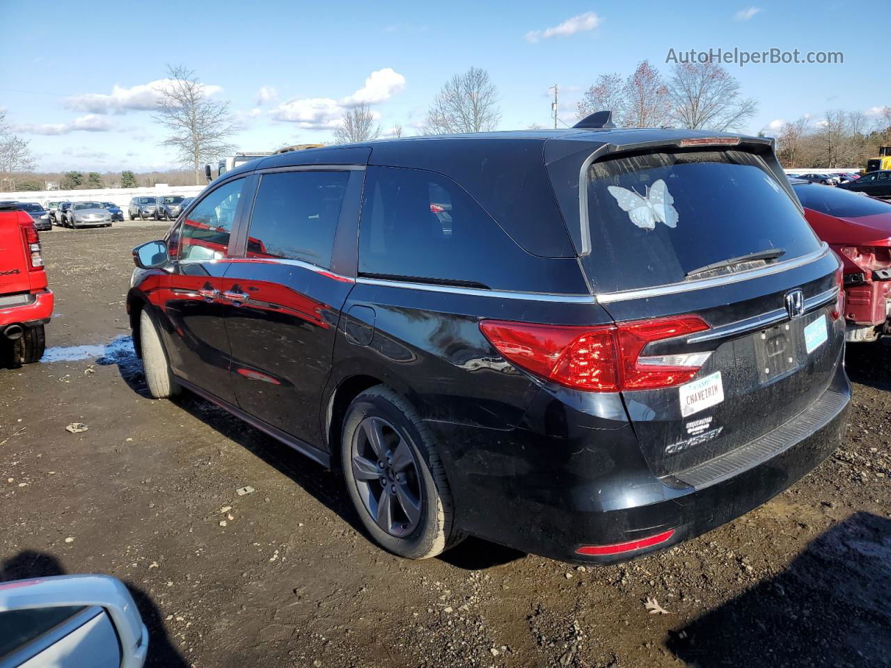 2021 Honda Odyssey Ex Black vin: 5FNRL6H59MB005786