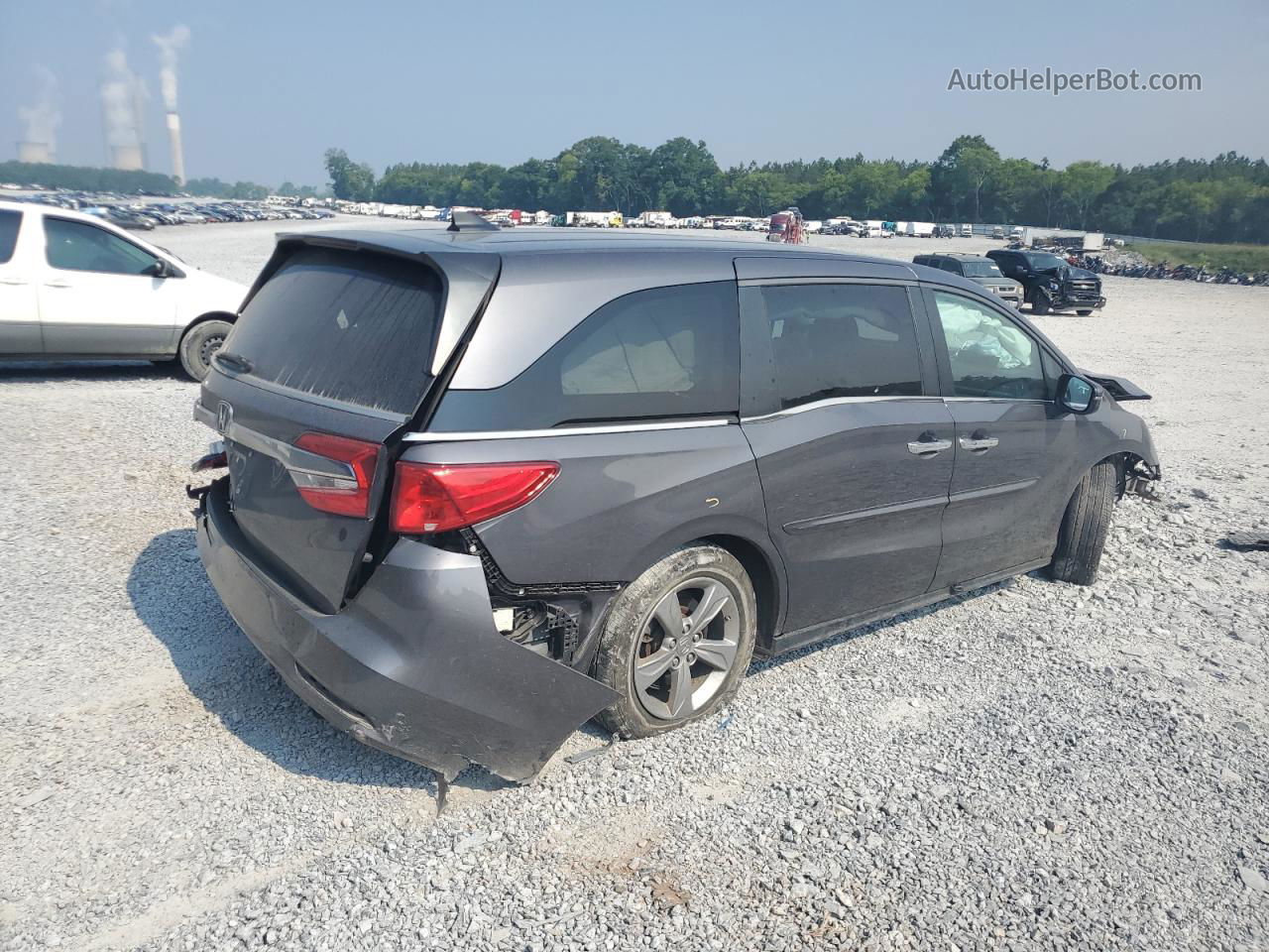 2019 Honda Odyssey Ex Gray vin: 5FNRL6H5XKB072121