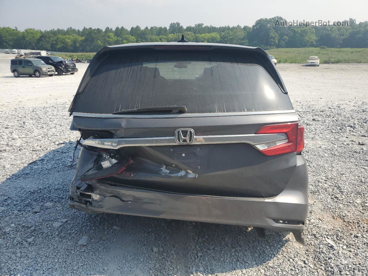 2019 Honda Odyssey Ex Серый vin: 5FNRL6H5XKB072121