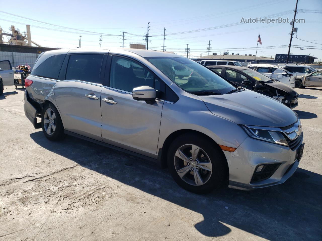 2020 Honda Odyssey Ex Silver vin: 5FNRL6H5XLB037175