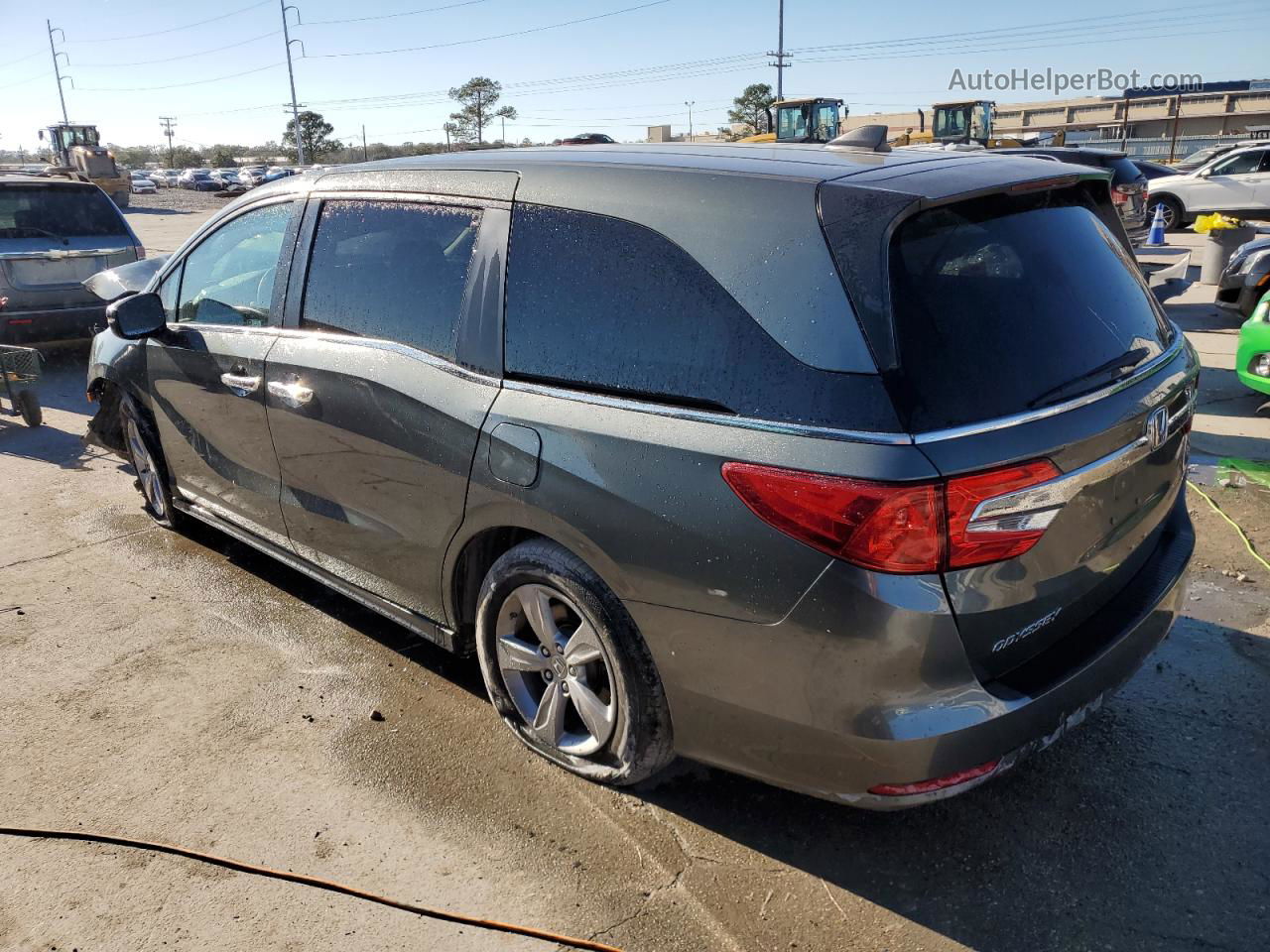 2020 Honda Odyssey Ex Gray vin: 5FNRL6H5XLB049830