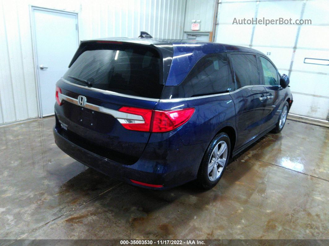 2020 Honda Odyssey Ex Blue vin: 5FNRL6H5XLB055353