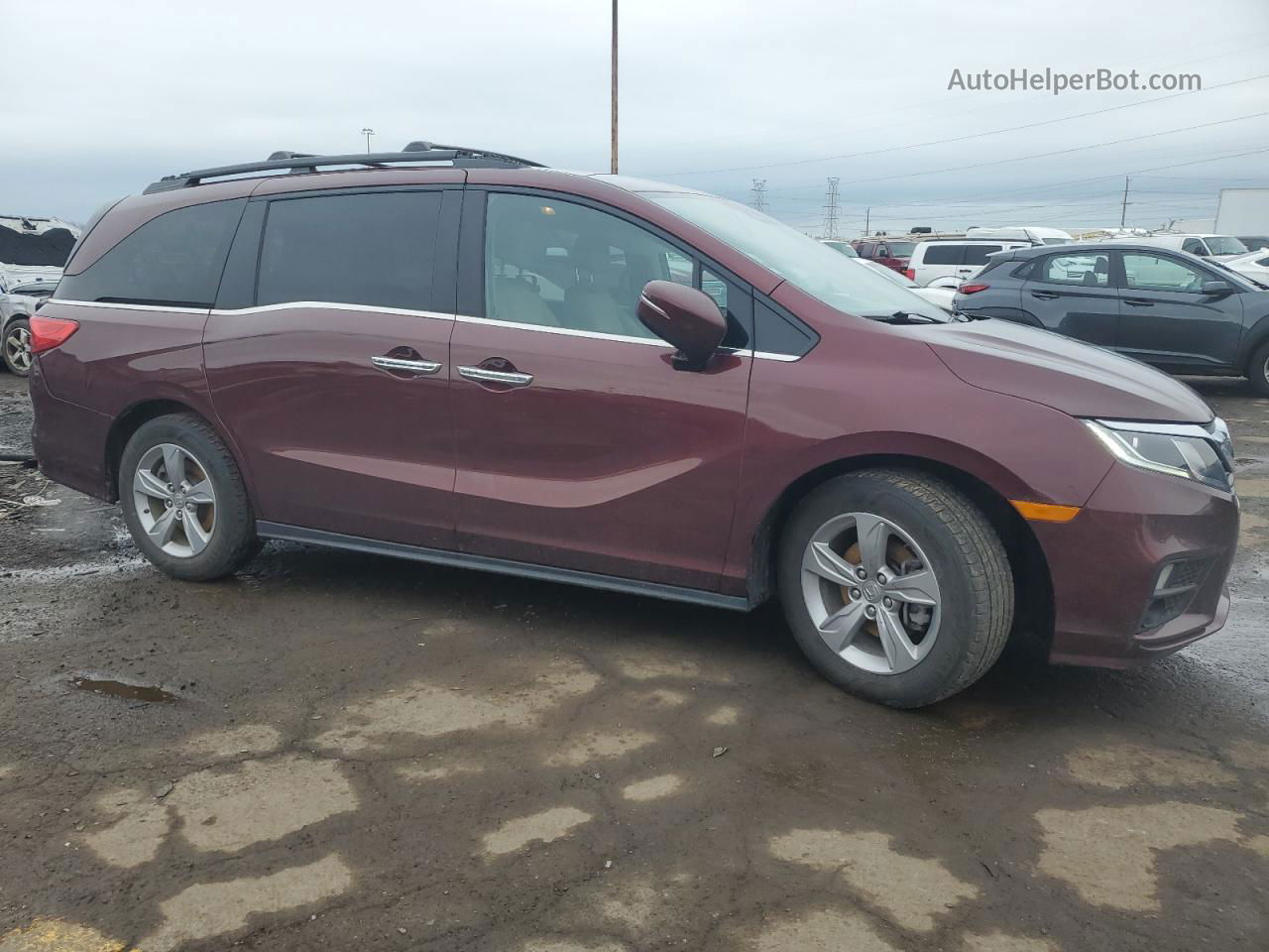 2020 Honda Odyssey Ex Red vin: 5FNRL6H5XLB065008