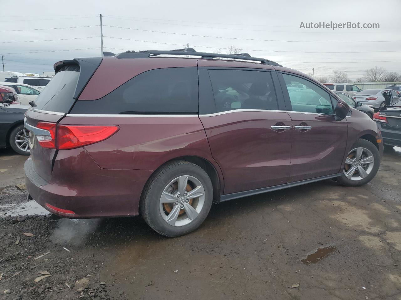 2020 Honda Odyssey Ex Red vin: 5FNRL6H5XLB065008