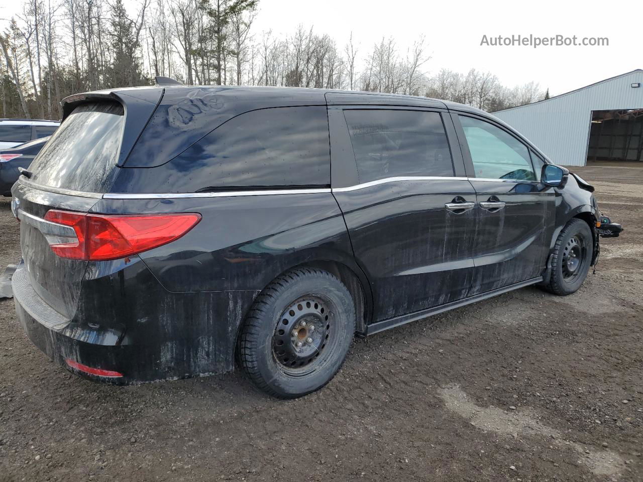 2019 Honda Odyssey Exl Черный vin: 5FNRL6H6XKB502240