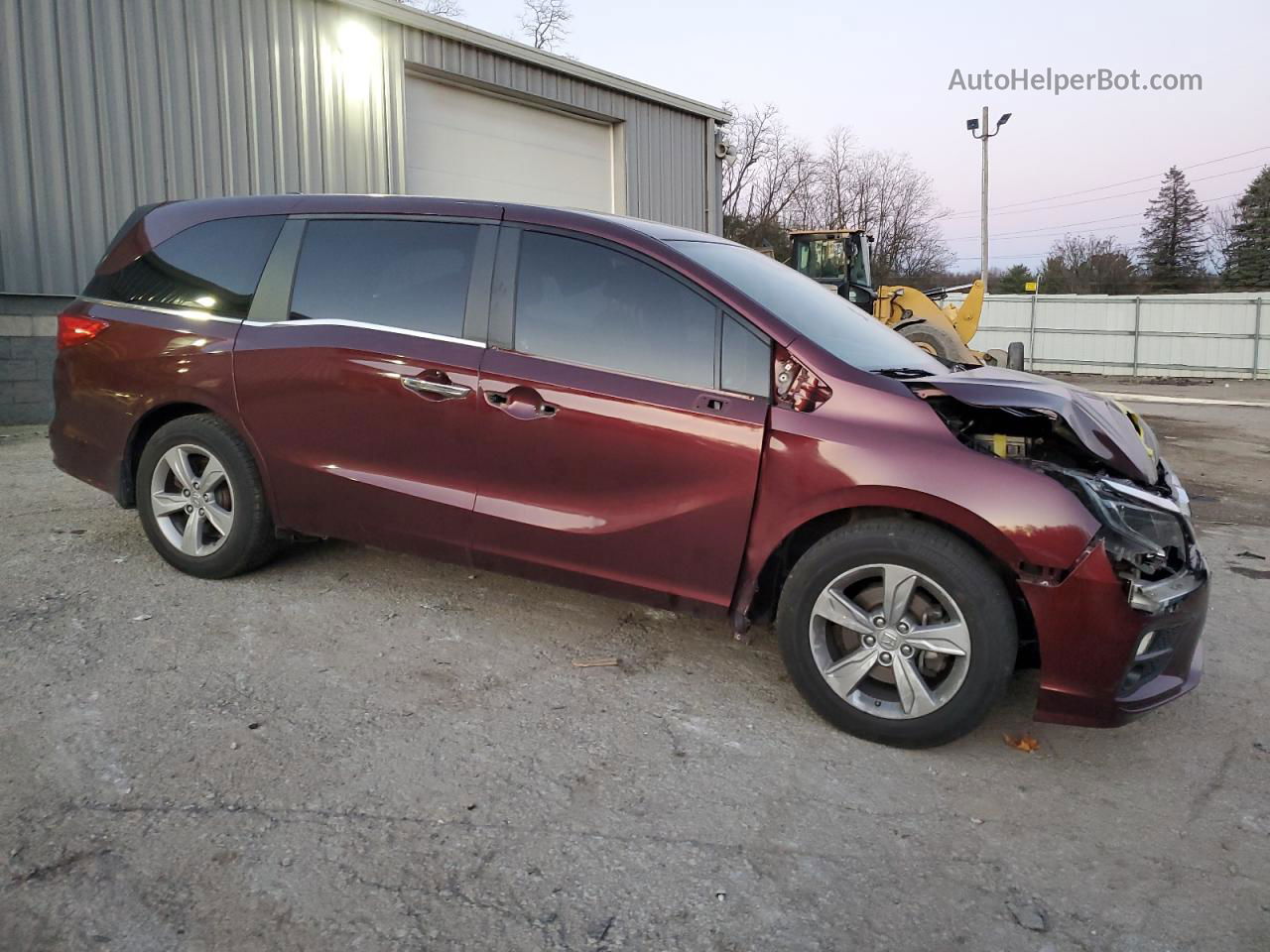 2019 Honda Odyssey Exl Red vin: 5FNRL6H70KB030185