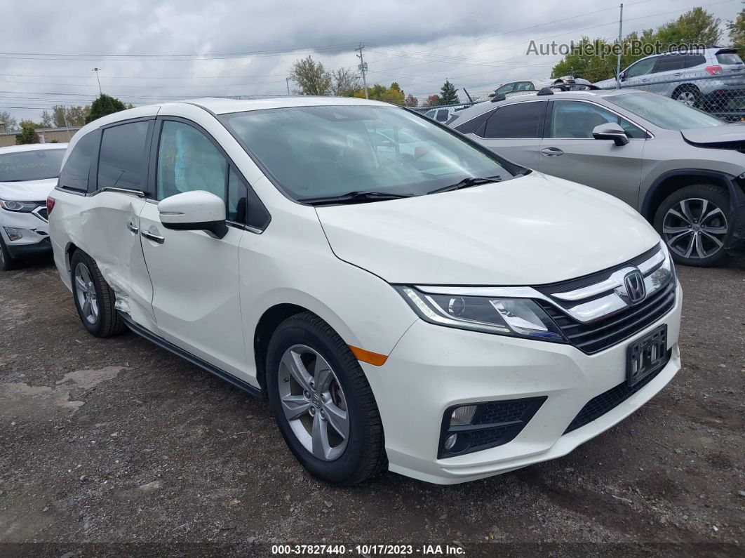 2019 Honda Odyssey Ex-l White vin: 5FNRL6H70KB042157