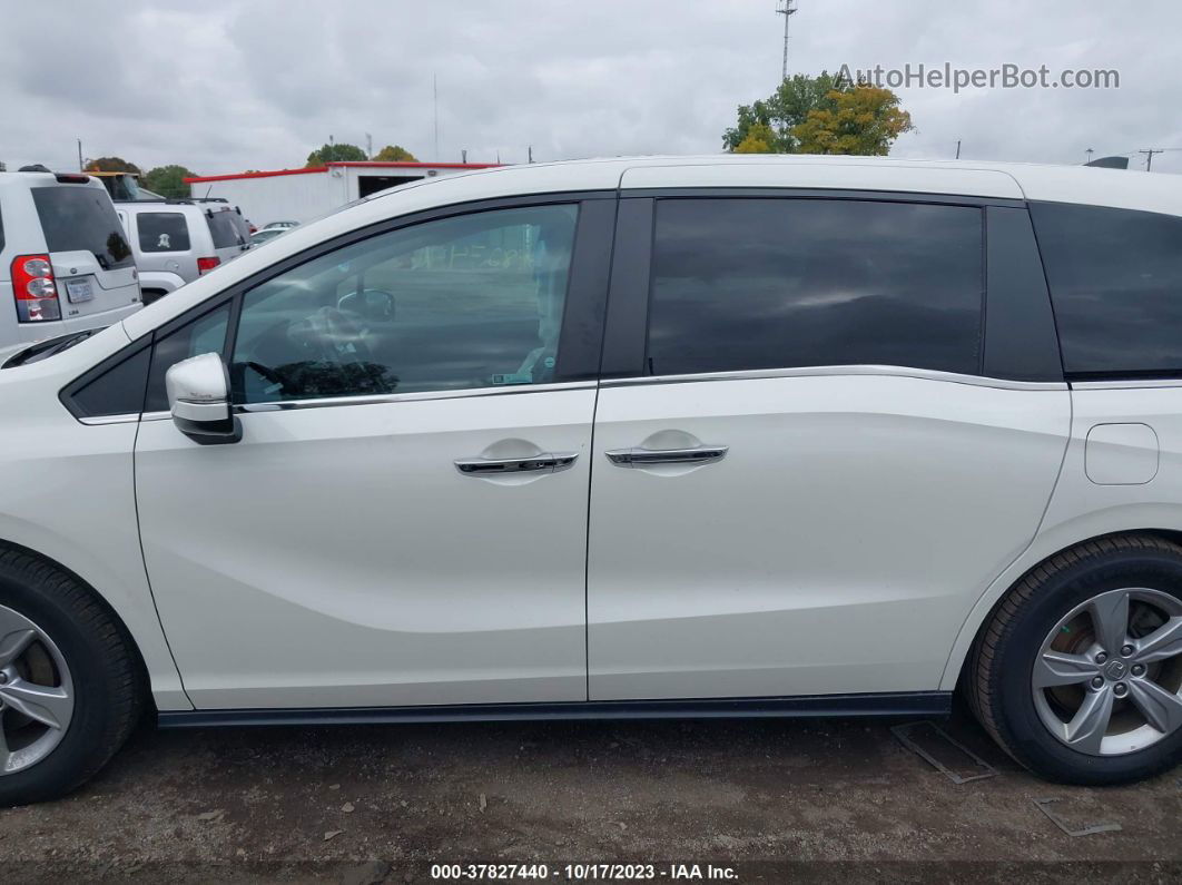 2019 Honda Odyssey Ex-l White vin: 5FNRL6H70KB042157