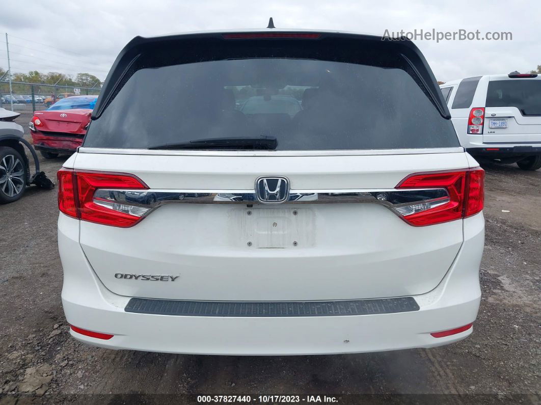 2019 Honda Odyssey Ex-l White vin: 5FNRL6H70KB042157