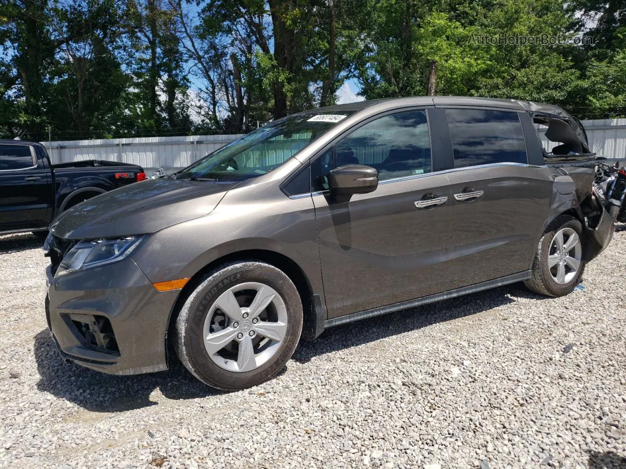 2019 Honda Odyssey Exl Charcoal vin: 5FNRL6H70KB081976