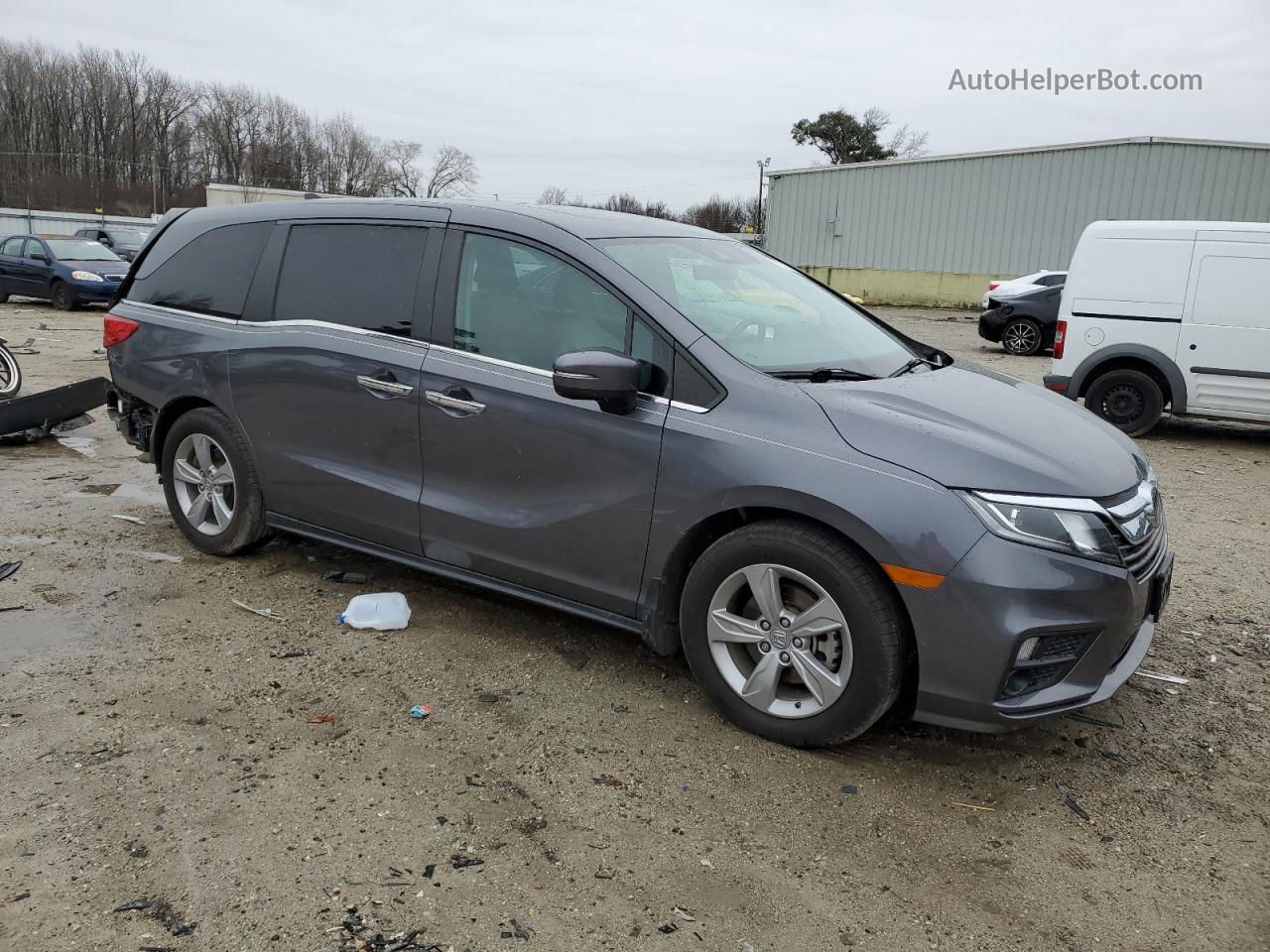 2019 Honda Odyssey Exl Серый vin: 5FNRL6H70KB089317