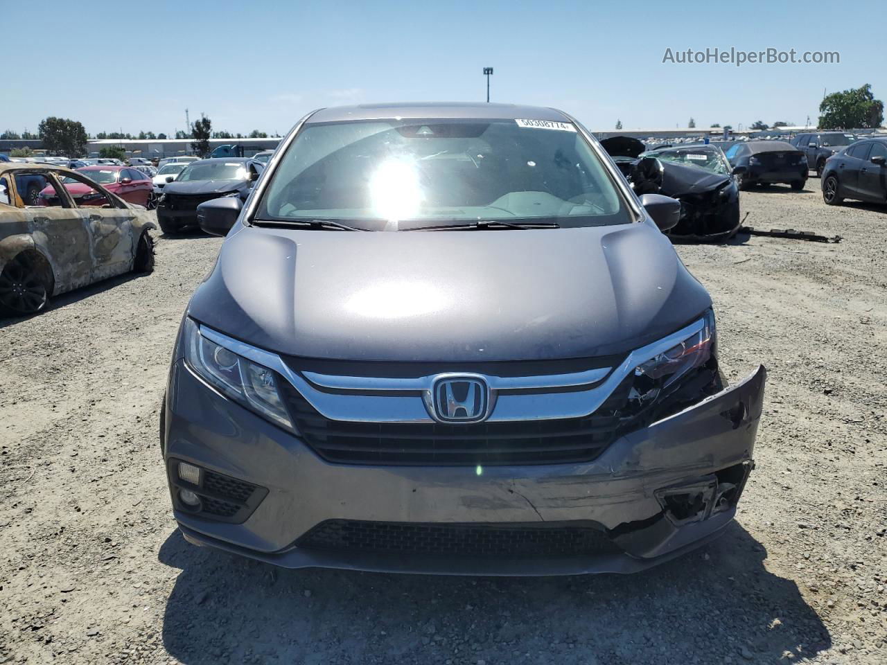 2020 Honda Odyssey Exl Gray vin: 5FNRL6H70LB008432