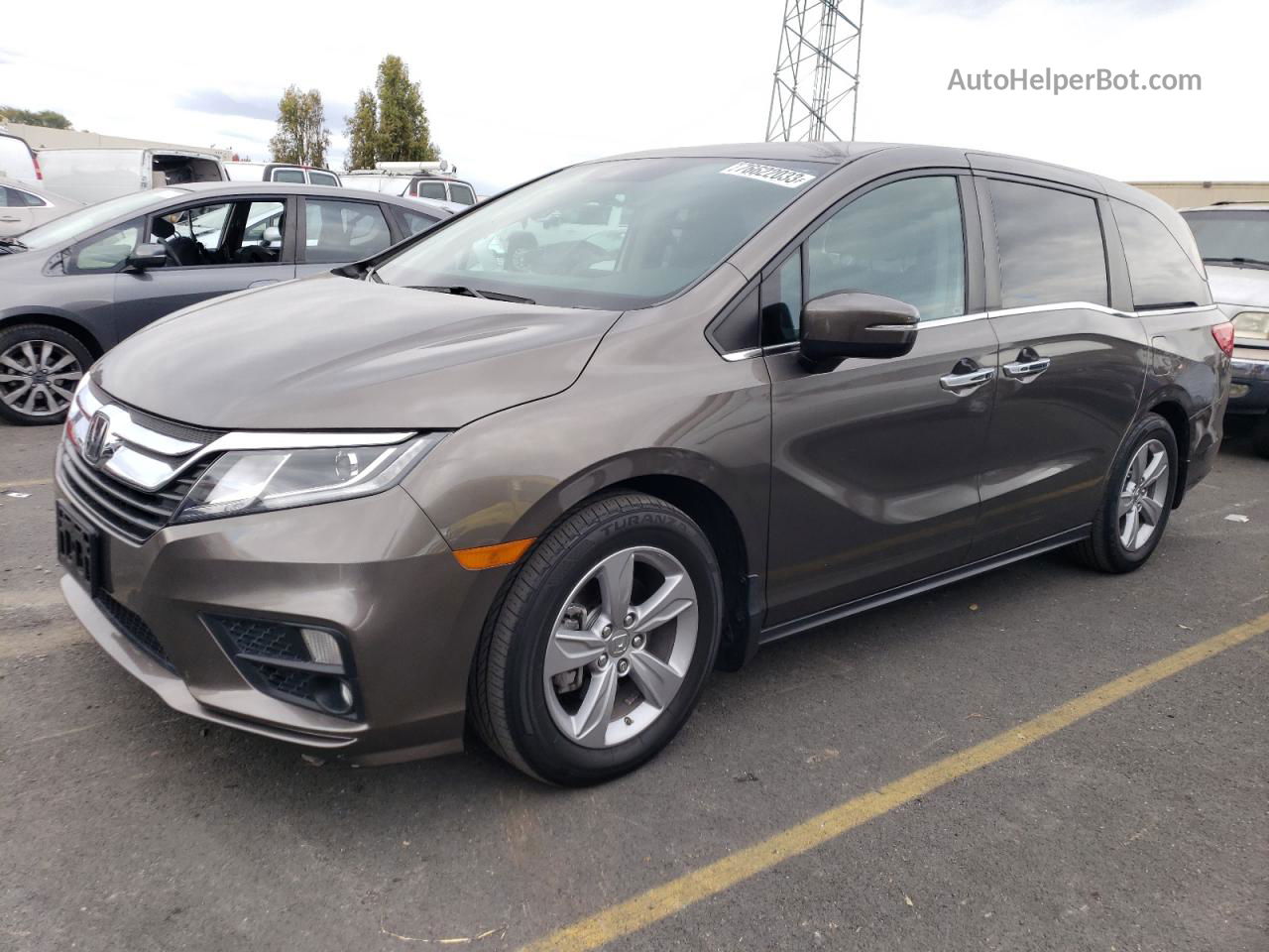 2020 Honda Odyssey Exl Gray vin: 5FNRL6H70LB051698