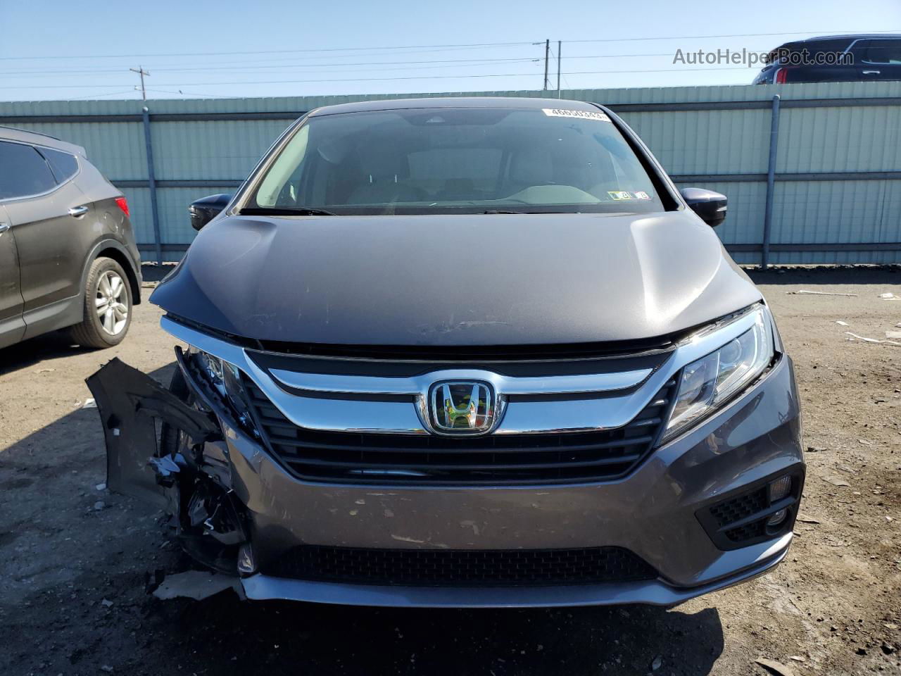 2020 Honda Odyssey Exl Серый vin: 5FNRL6H70LB057727