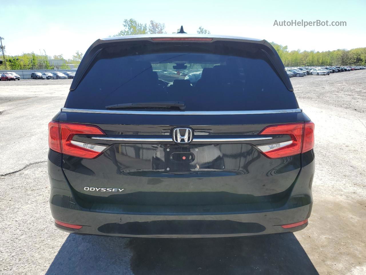 2021 Honda Odyssey Exl Черный vin: 5FNRL6H70MB009744