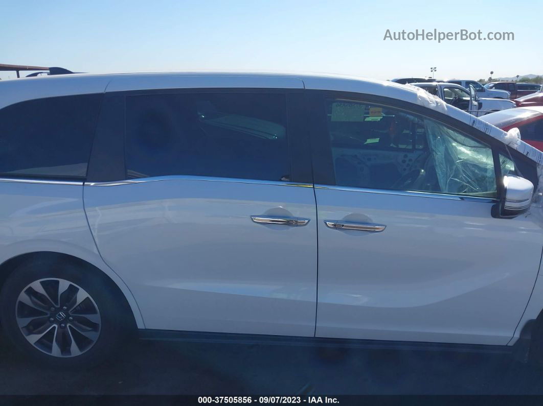 2021 Honda Odyssey Ex-l White vin: 5FNRL6H70MB026530