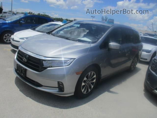 2021 Honda Odyssey Ex-l Silver vin: 5FNRL6H70MB035258