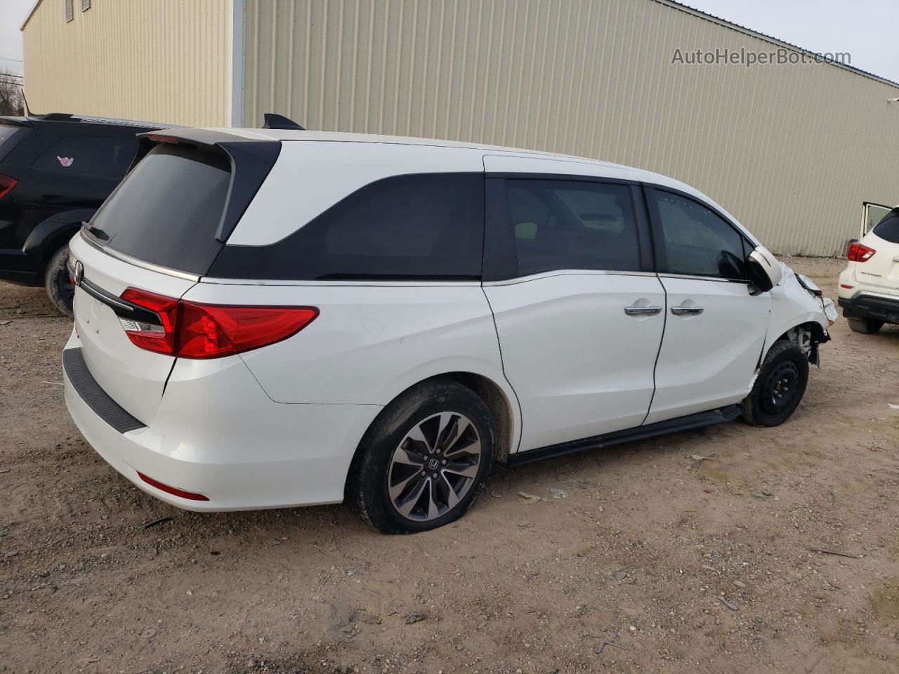 2021 Honda Odyssey Exl Белый vin: 5FNRL6H70MB036085