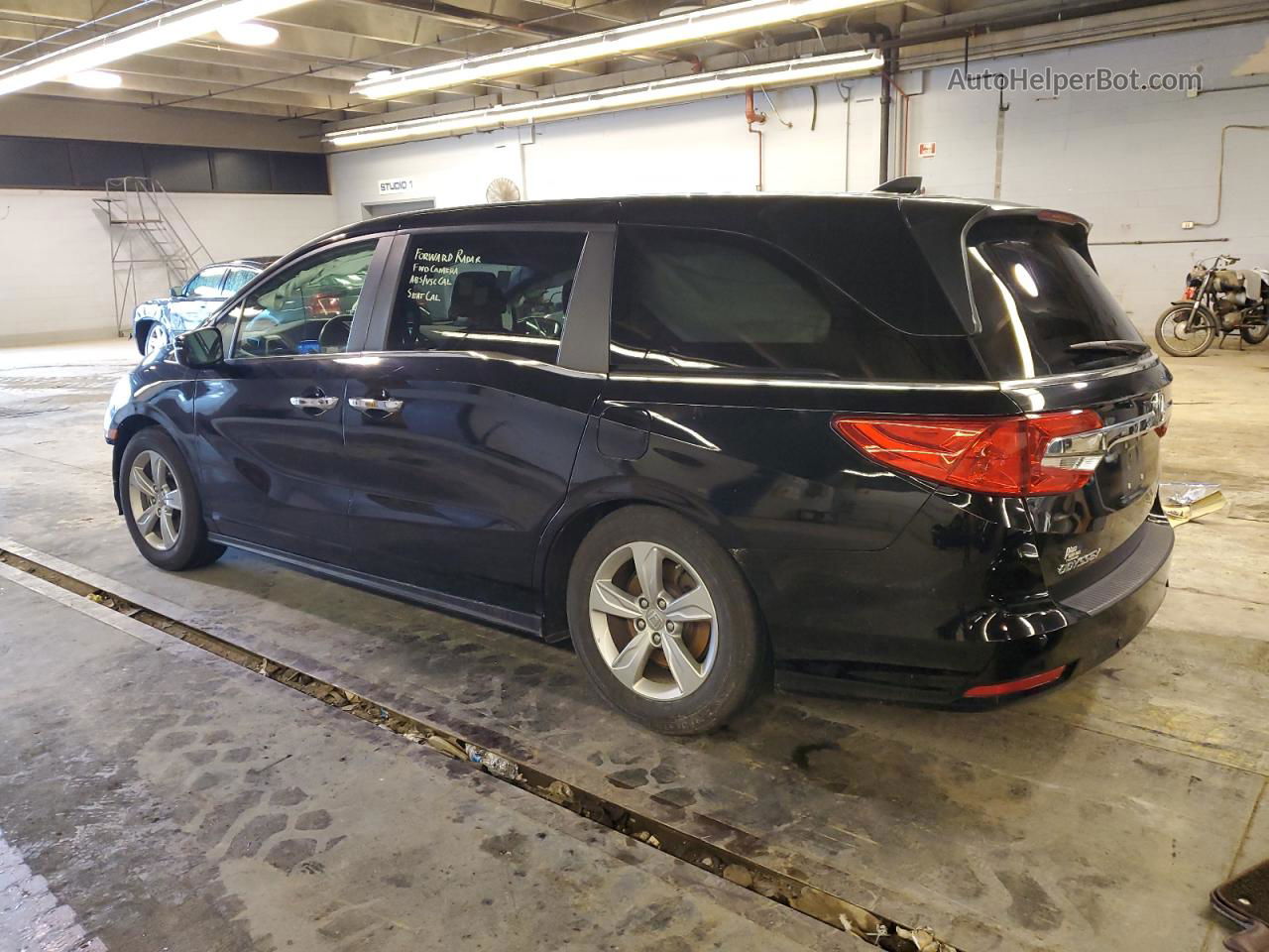 2019 Honda Odyssey Exl Черный vin: 5FNRL6H71KB014528