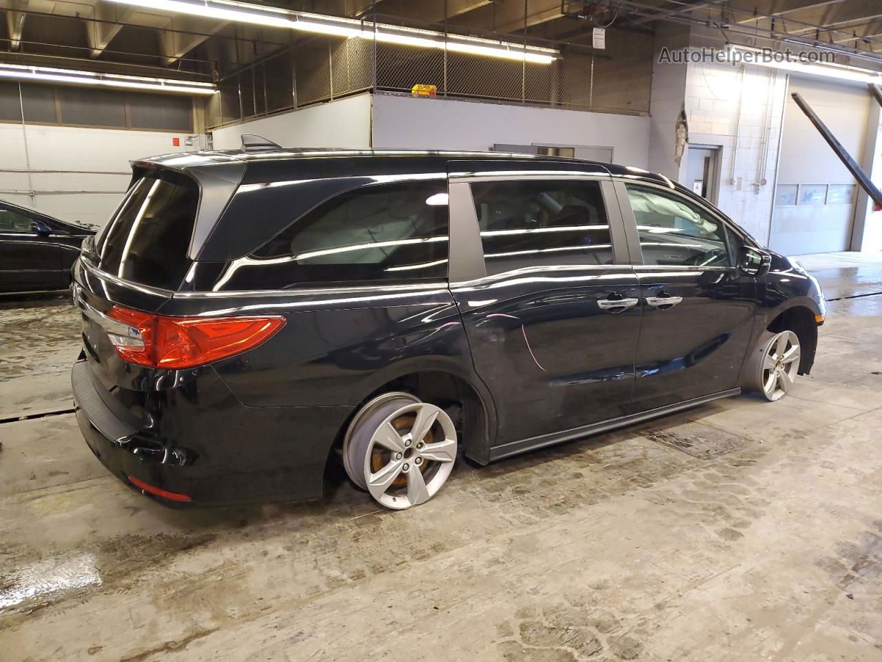 2019 Honda Odyssey Exl Черный vin: 5FNRL6H71KB014528