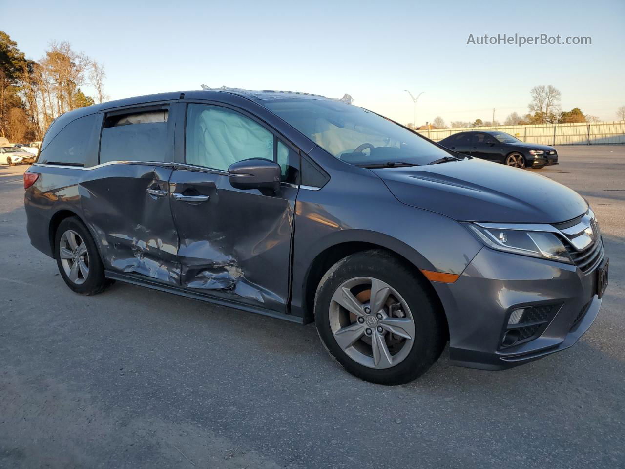 2019 Honda Odyssey Exl Charcoal vin: 5FNRL6H71KB027697