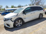 2019 Honda Odyssey Exl White vin: 5FNRL6H71KB075961