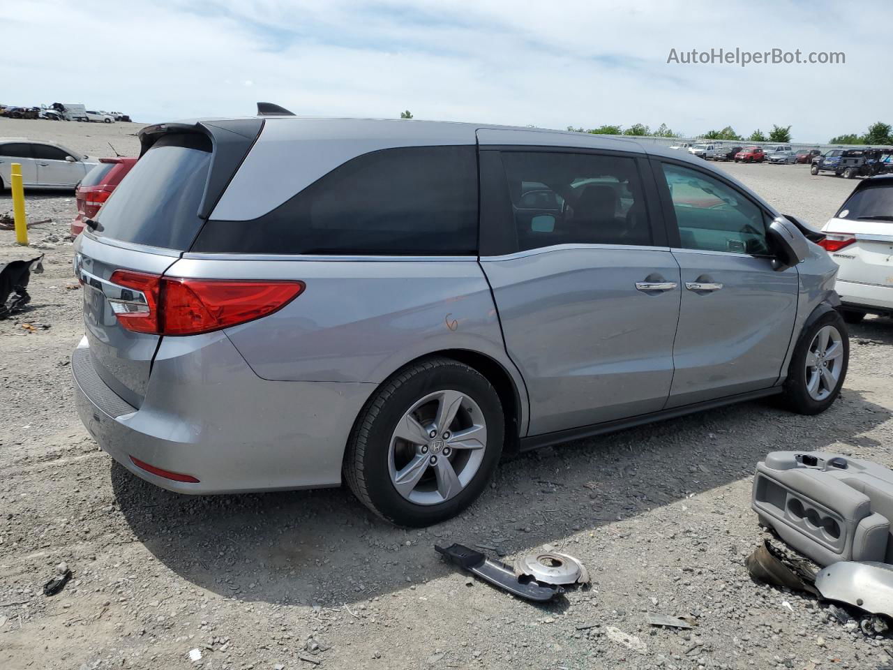 2019 Honda Odyssey Exl Silver vin: 5FNRL6H71KB127458