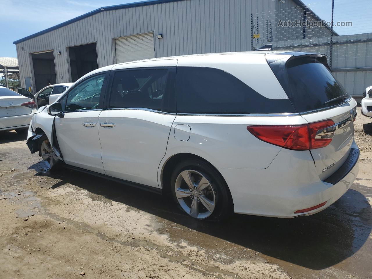 2020 Honda Odyssey Exl White vin: 5FNRL6H71LB015776