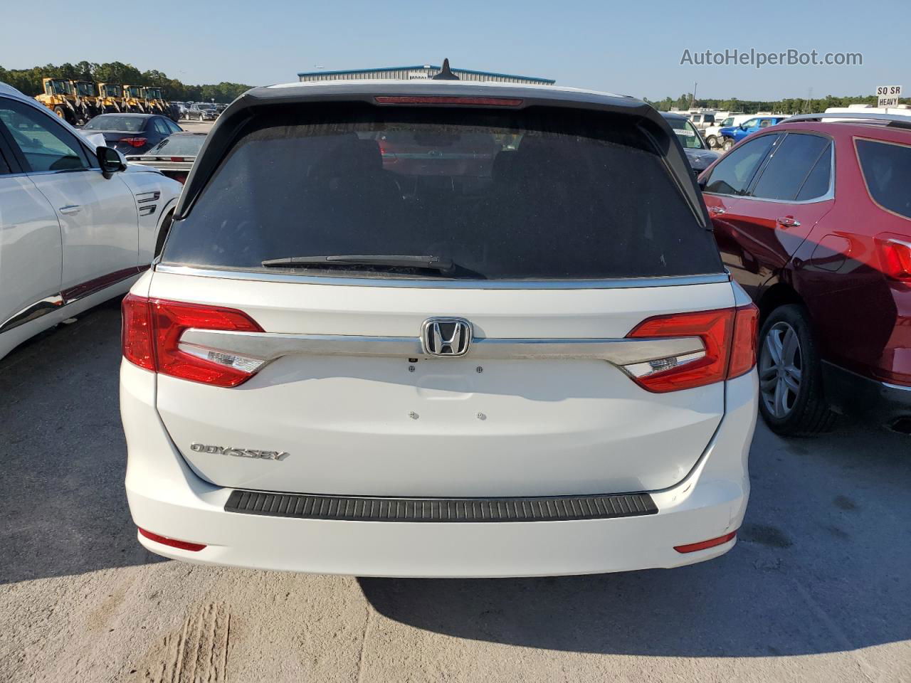 2020 Honda Odyssey Exl White vin: 5FNRL6H71LB019004