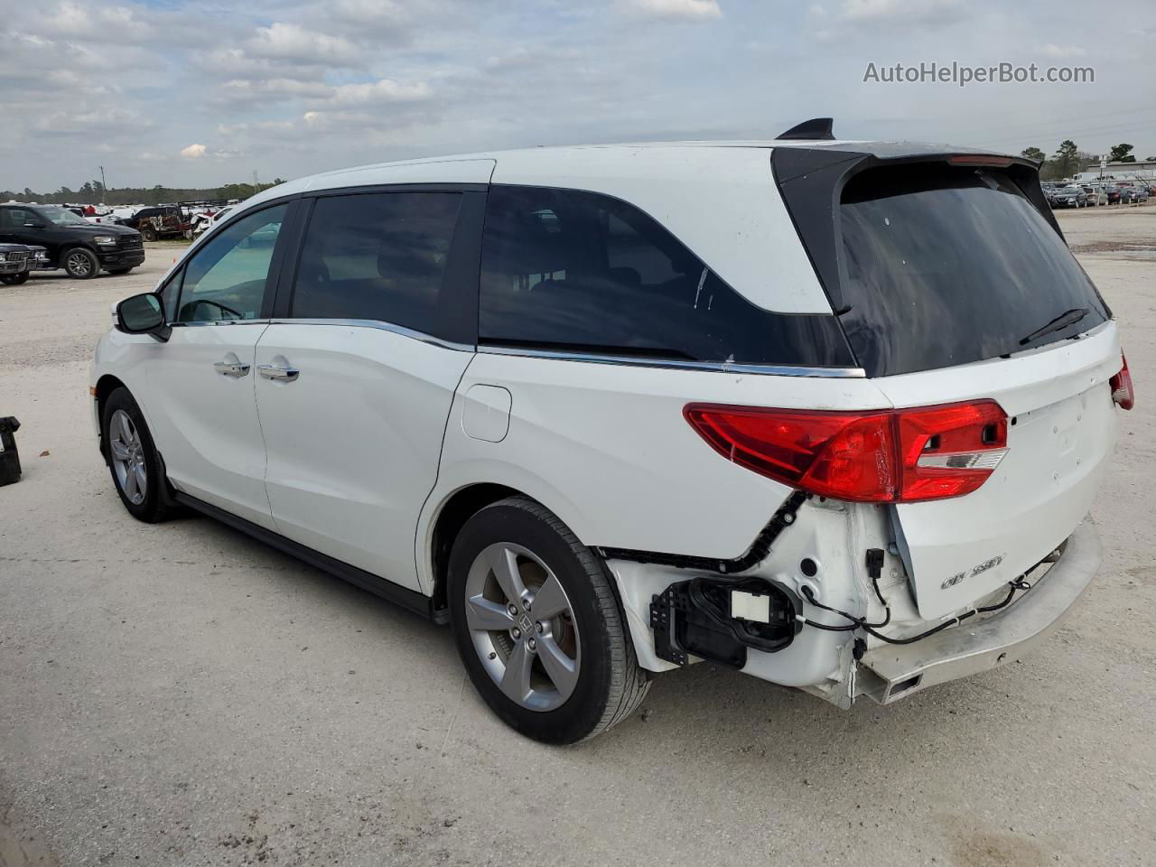 2020 Honda Odyssey Exl White vin: 5FNRL6H71LB029337