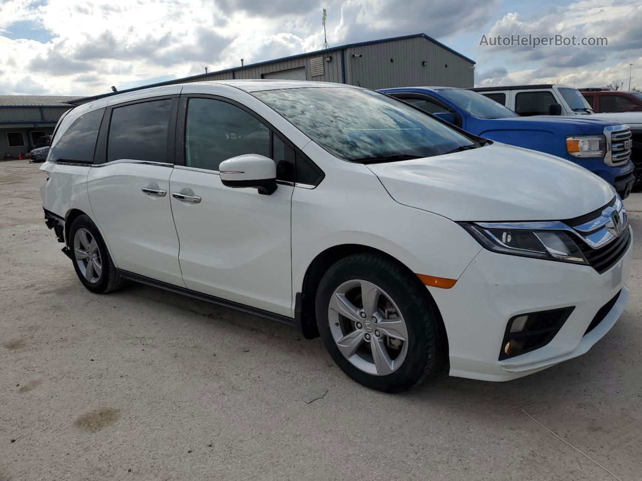 2020 Honda Odyssey Exl White vin: 5FNRL6H71LB029337