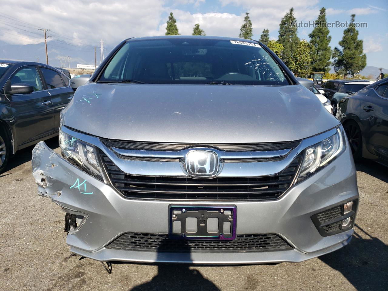 2020 Honda Odyssey Exl Silver vin: 5FNRL6H71LB042377