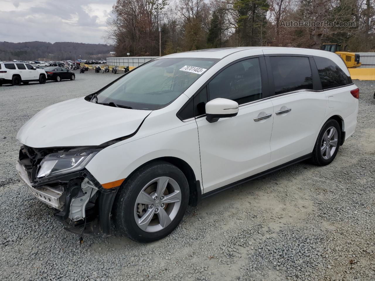 2020 Honda Odyssey Exl Белый vin: 5FNRL6H71LB056828