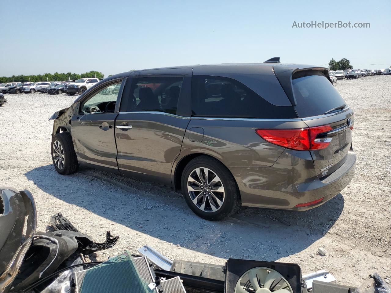 2021 Honda Odyssey Exl Charcoal vin: 5FNRL6H71MB012751