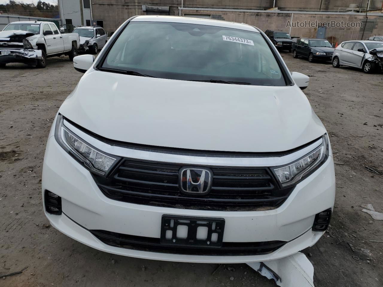 2021 Honda Odyssey Exl Белый vin: 5FNRL6H71MB024205