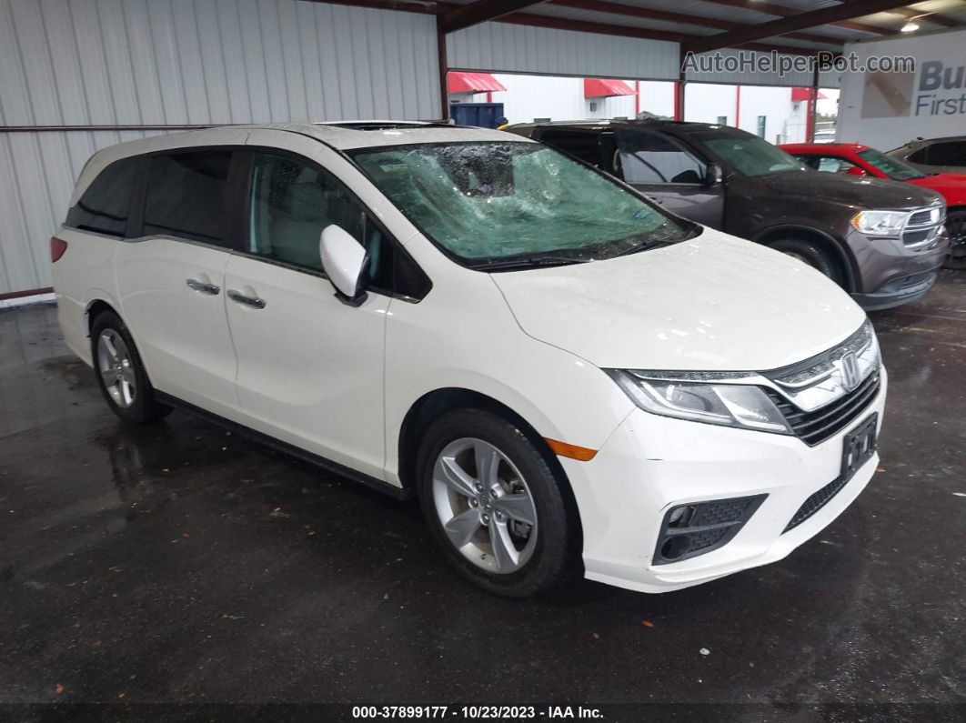 2019 Honda Odyssey Ex-l White vin: 5FNRL6H72KB020905