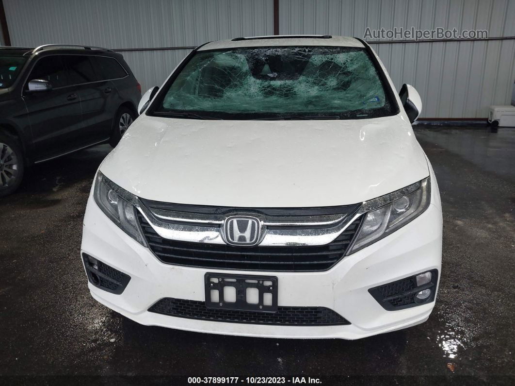 2019 Honda Odyssey Ex-l White vin: 5FNRL6H72KB020905