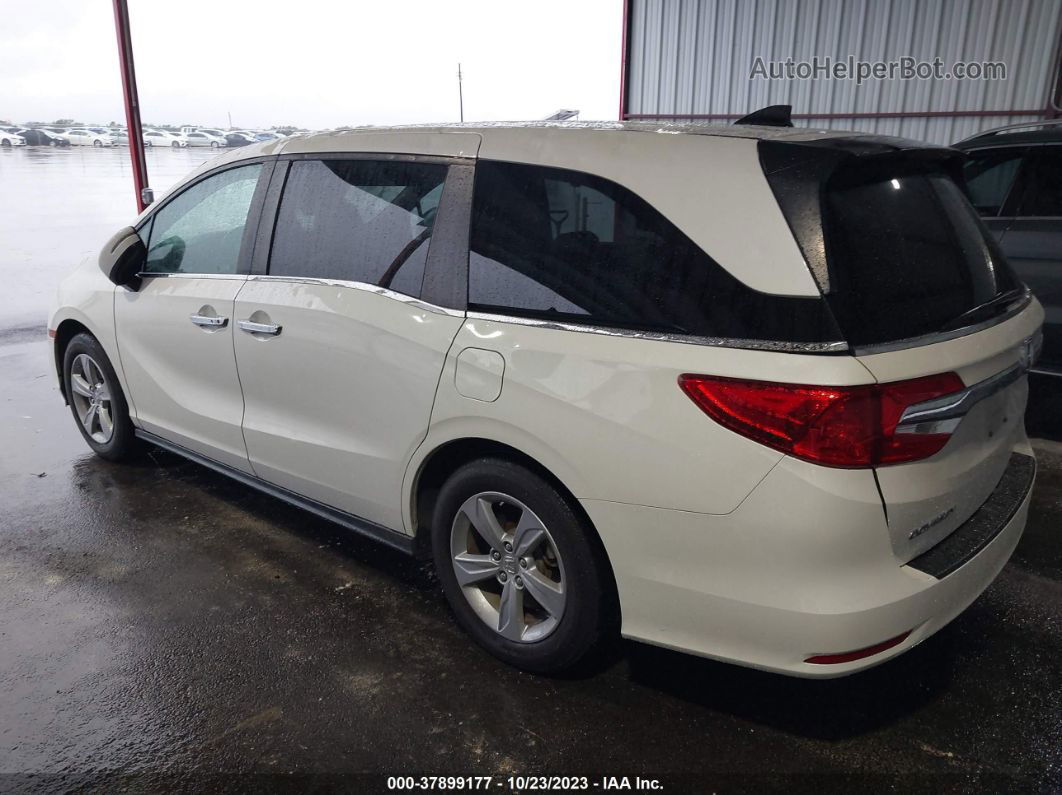 2019 Honda Odyssey Ex-l White vin: 5FNRL6H72KB020905