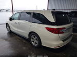 2019 Honda Odyssey Ex-l White vin: 5FNRL6H72KB020905