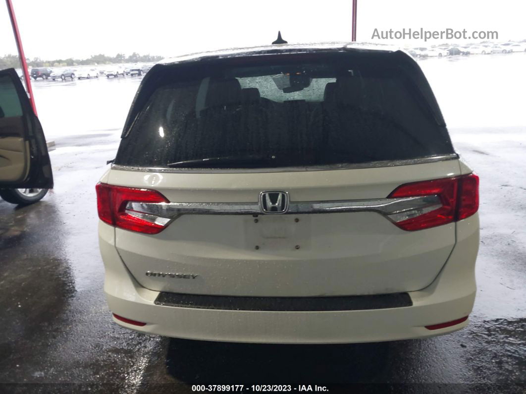 2019 Honda Odyssey Ex-l White vin: 5FNRL6H72KB020905