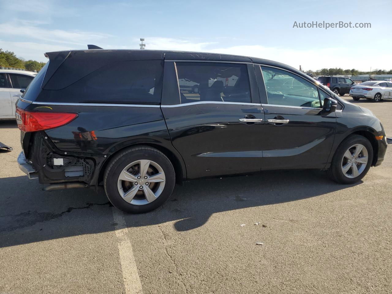 2019 Honda Odyssey Exl Black vin: 5FNRL6H72KB030009