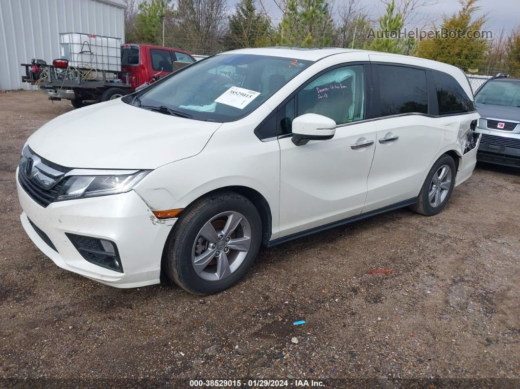 2019 Honda Odyssey Ex-l White vin: 5FNRL6H72KB038126