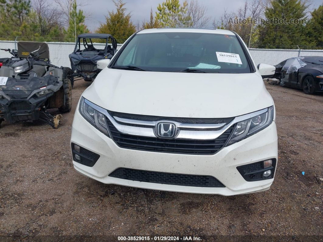 2019 Honda Odyssey Ex-l White vin: 5FNRL6H72KB038126