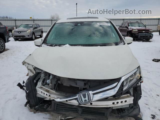 2019 Honda Odyssey Exl White vin: 5FNRL6H72KB052172