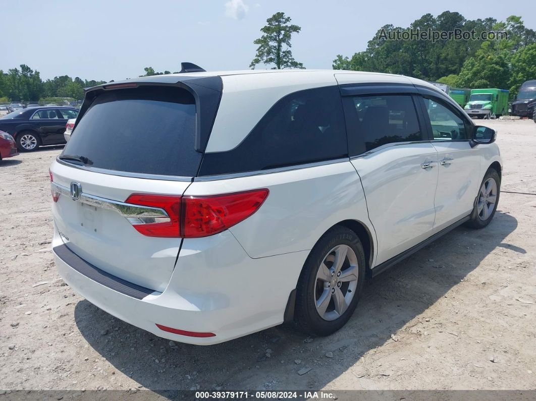 2019 Honda Odyssey Ex-l White vin: 5FNRL6H72KB063964