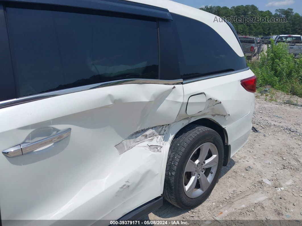 2019 Honda Odyssey Ex-l White vin: 5FNRL6H72KB063964