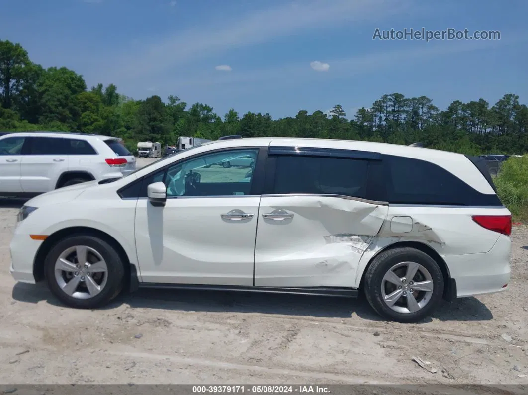 2019 Honda Odyssey Ex-l White vin: 5FNRL6H72KB063964