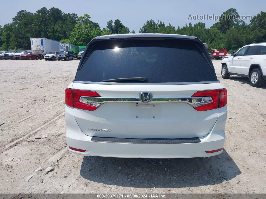 2019 Honda Odyssey Ex-l White vin: 5FNRL6H72KB063964