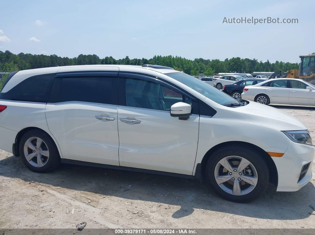 2019 Honda Odyssey Ex-l White vin: 5FNRL6H72KB063964