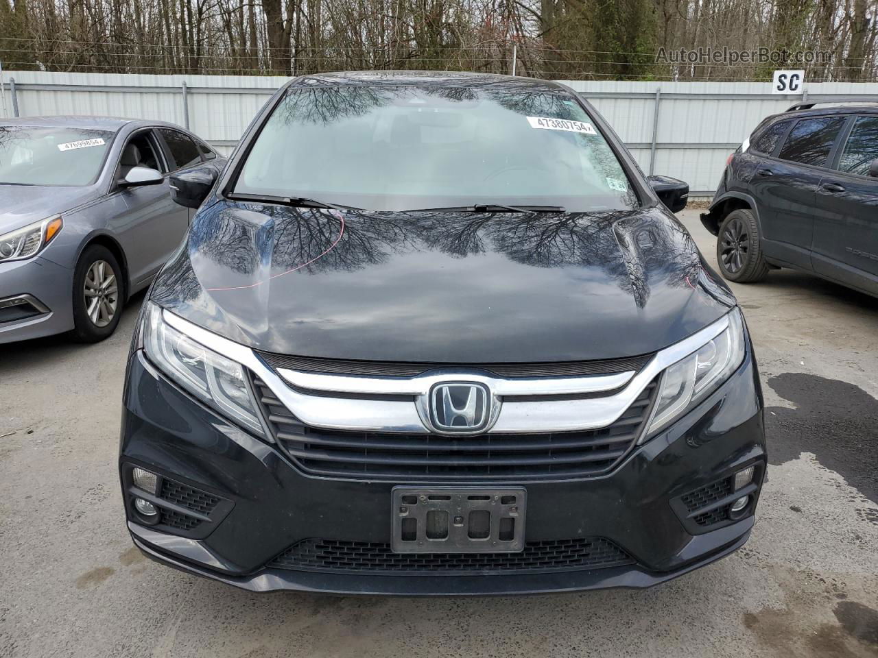 2019 Honda Odyssey Exl Black vin: 5FNRL6H72KB085706